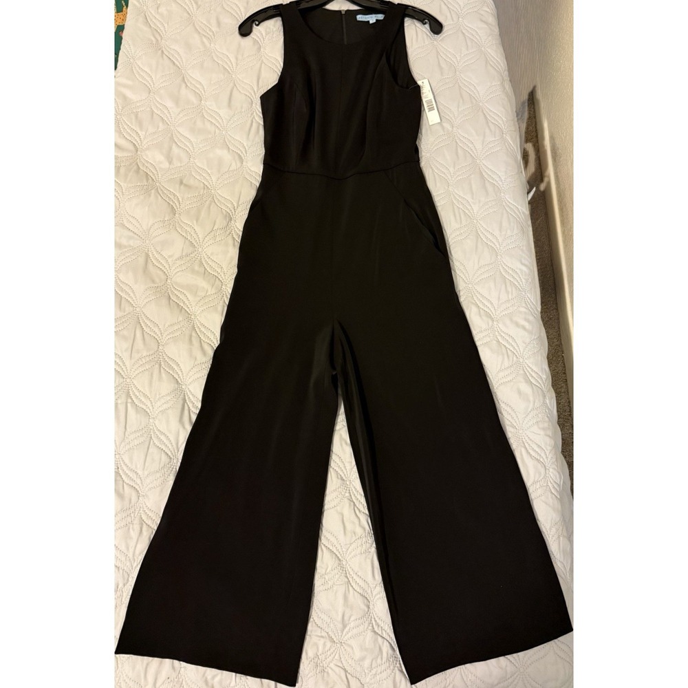 Antonio Melani Black Wide Leg Jumpsuit NWT Sleeveless Size 0 Elegant Formal
